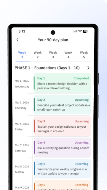 30-Day Practice Plan phone mockup